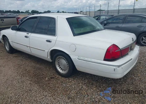 2000 Mercury Grand Marquis Ls z USA, uszkodzony, nr VIN 2MEFM75W1YX726692